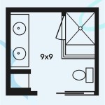 12 X 9 Bathroom Layout