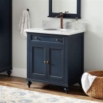 30 Inch Blue Bathroom Vanity With Top