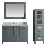 48 Bathroom Vanity With Matching Linen Cabinet