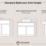 Average Height Of A Bathroom Sink