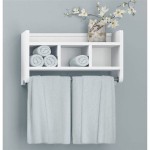 Bathroom Storage With Towel Rack