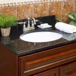 Black Marble Top Bathroom Vanity