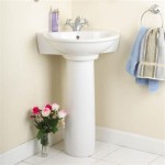 Corner Pedestal Sinks For Bathrooms