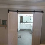 Double Barn Doors For Bathroom