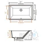 Standard Undermount Bathroom Sink Size
