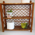 Wicker Wall Shelf For Bathroom
